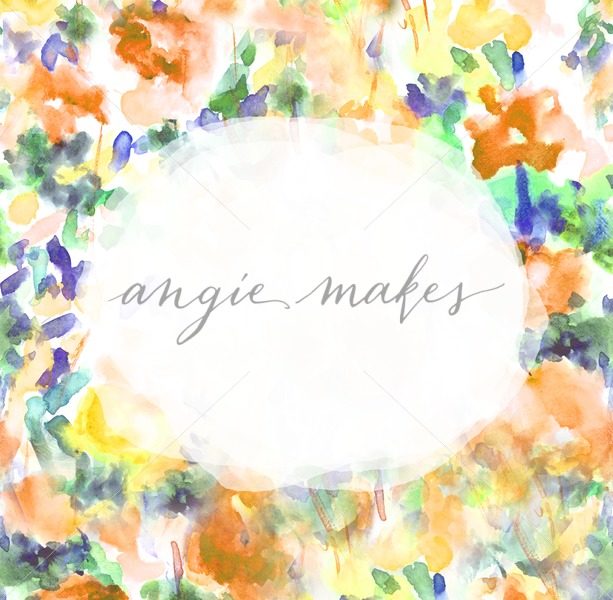 613x600 Abstract Watercolor Floral Background Landscape