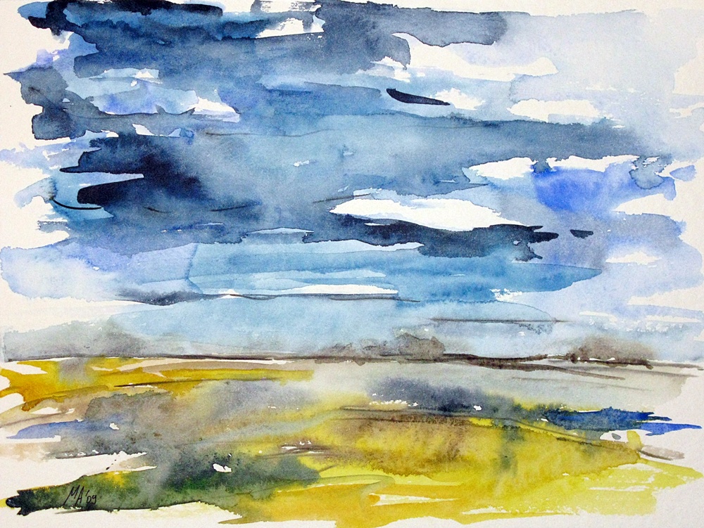 1000x751 Watercolor Landscapes Paintings