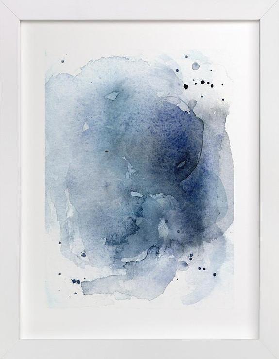 575x740 Blue Watercolor Motif Art