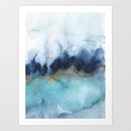 264x264 Abstract Watercolor Art Prints Society6