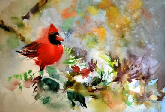 550x373 Abstract Watercolor Painting Class San Rafael