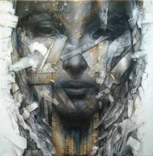 500x509 Abstract Watercolor Portrait Tumblr