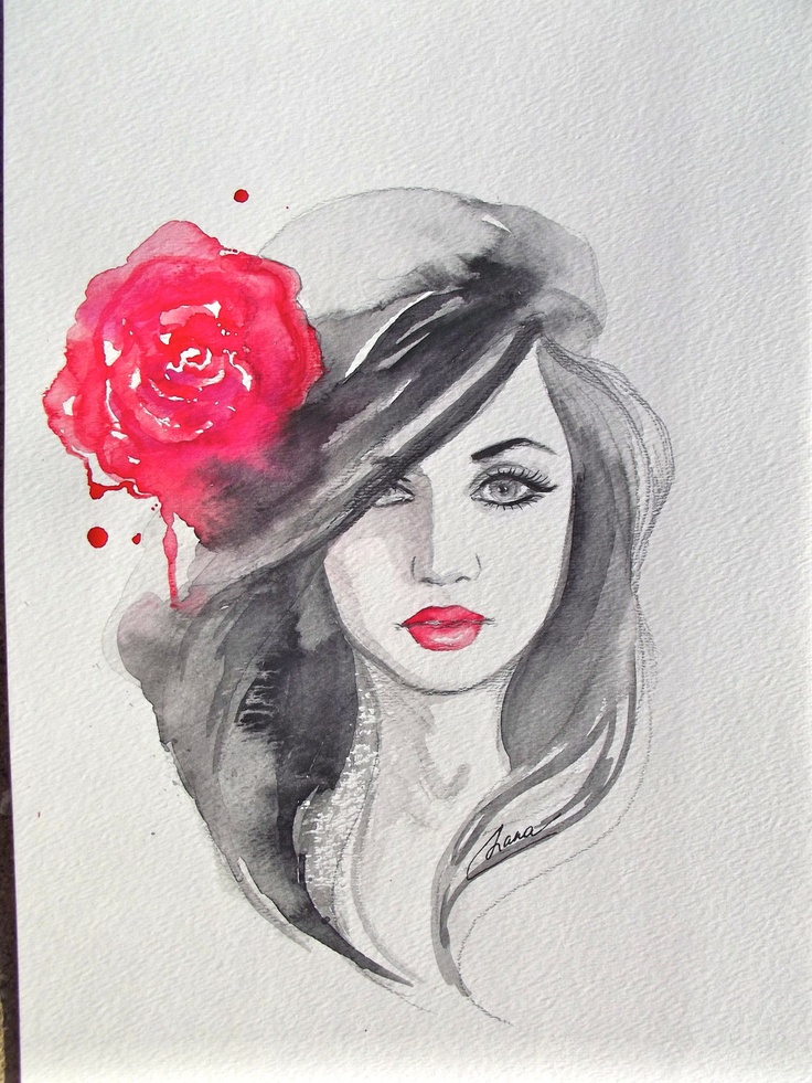 736x981 Contemporary Watercolor Paintings