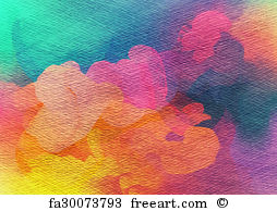 254x194 Free Art Print Of Abstract Watercolor. Designed Abstract