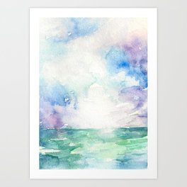 264x264 Abstract Watercolor Art Prints Society6