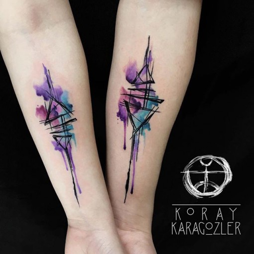 510x510 Abstract Watercolor Tattoos Best Tattoo Ideas Gallery