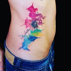 236x236 My New Abstract Watercolor Tattoo By Sean Fletcher! I Adore It