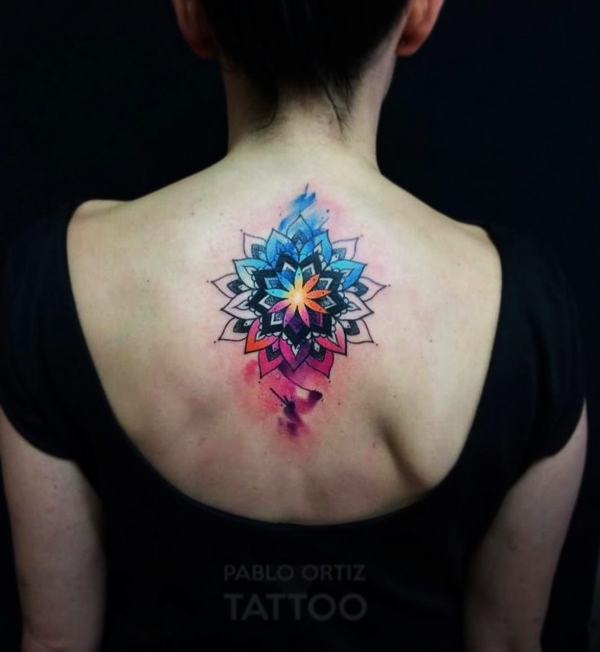 600x652 Best Temporary Watercolor Tattoo Designs To Try