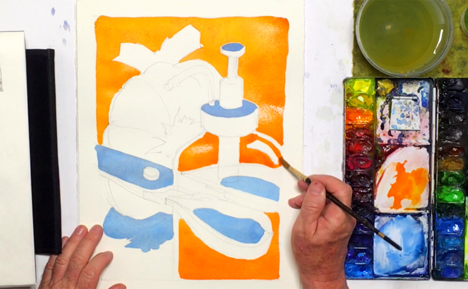 956x591 All About Using Back Washes As An Abstract Watercolor Technique