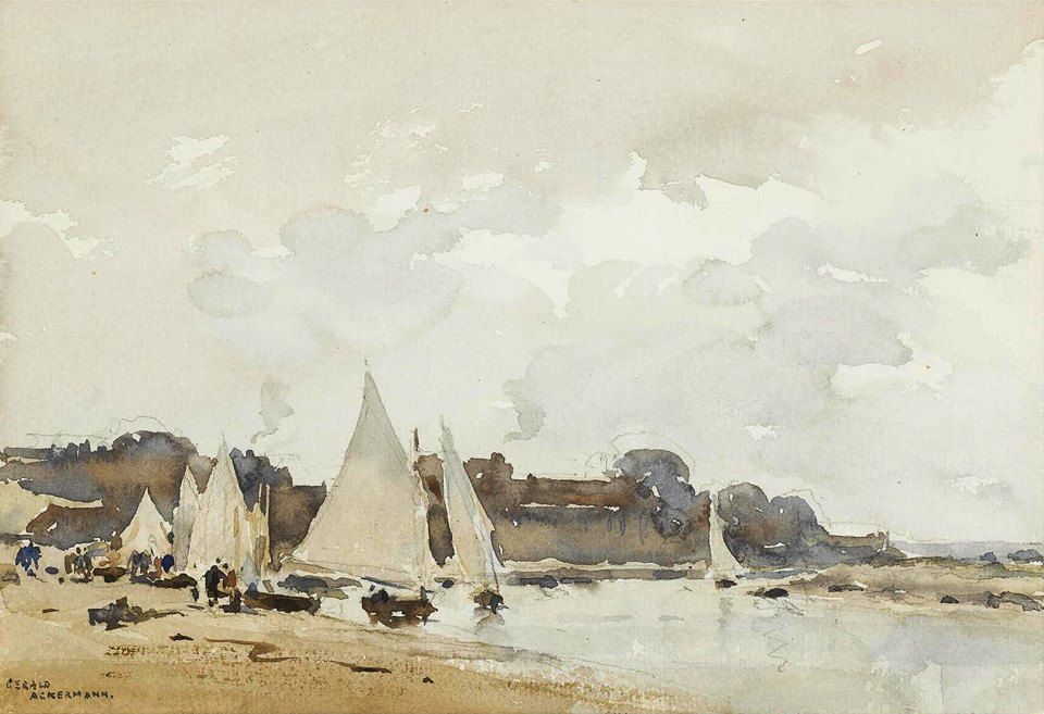 960x657 Arthur Gerald Ackermann, R.i. (1876 1960, Uk) An East Anglian