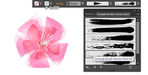 600x306 Create A Floral Watercolor Wreath In Adobe Illustrator