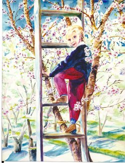 250x327 More Advanced Painting With Watercolor Feltmagnet