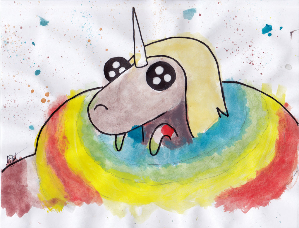 1022x781 Lady Rainicorn Adventure Time Watercolor By Hunters N Cheekbones