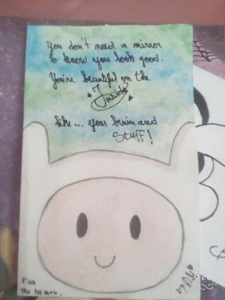 768x1024 Watercolor Bookmark ( Finn ) Adventure Time Amino Amino