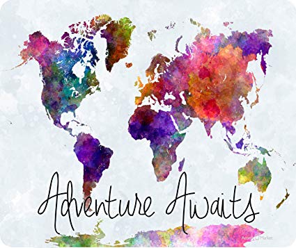 425x357 Atomic Market Adventure Awaits Watercolor Map Mousepad