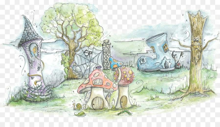 900x520 Watercolor Painting The Christmas Adventure Drawing Art