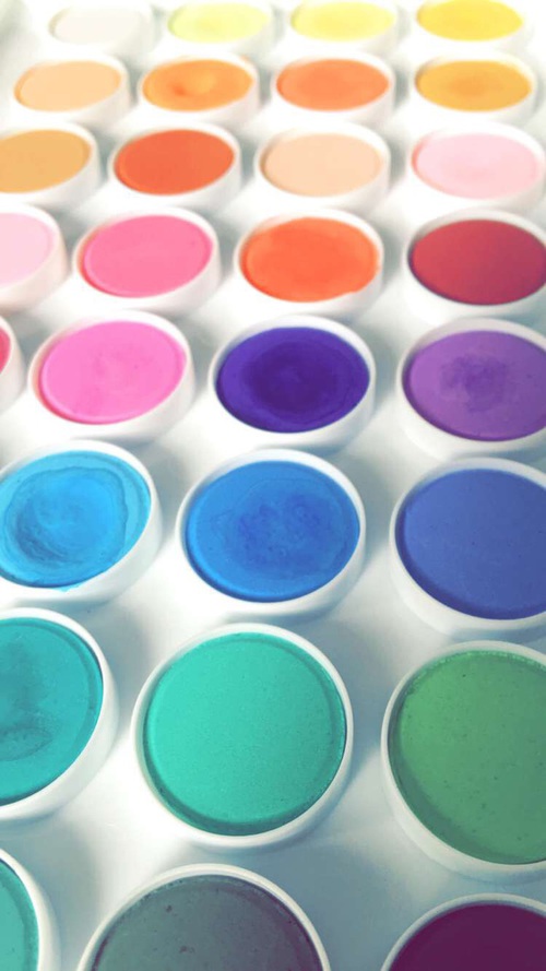 500x889 My Fav Watercolor Palette Ig @arte Claudette