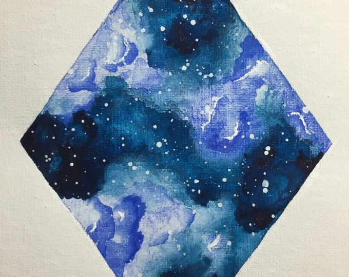 680x540 Beautiful Hand Painted Watercolor Galaxy! Perfect For Any Room To