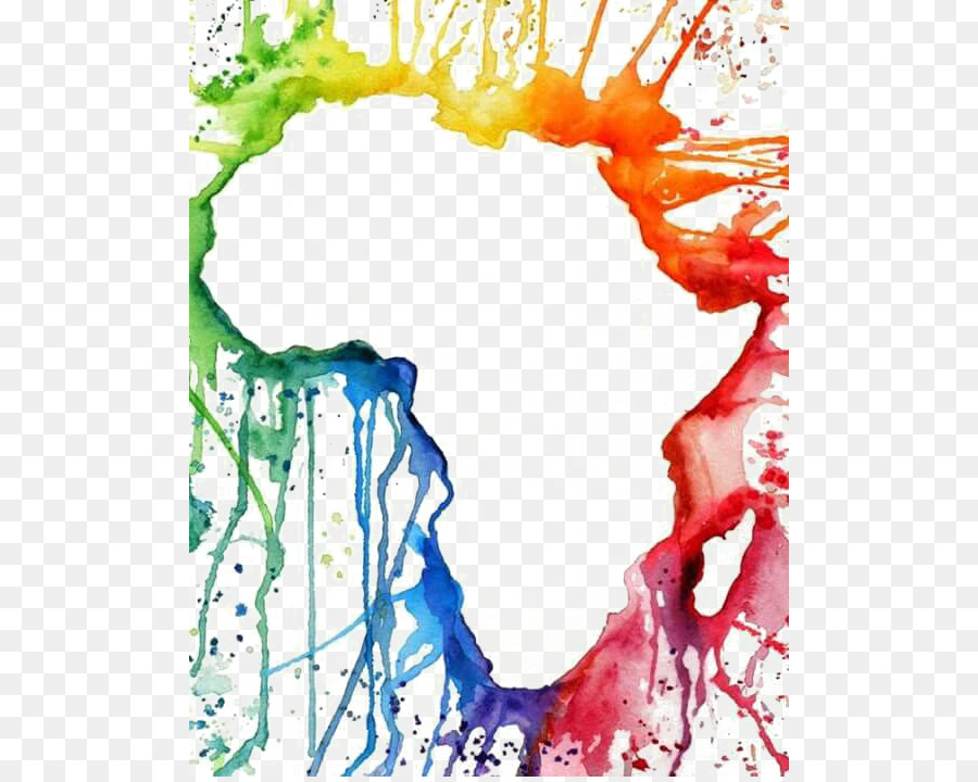 900x720 Africa Watercolor Painting Art