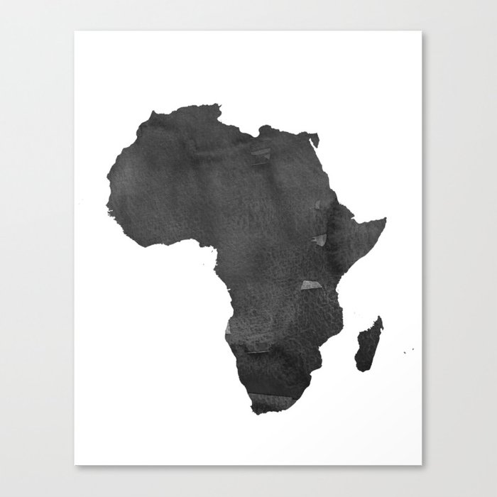 700x700 Watercolor Africa Map Africa Map Watercolor Painting Watercolor