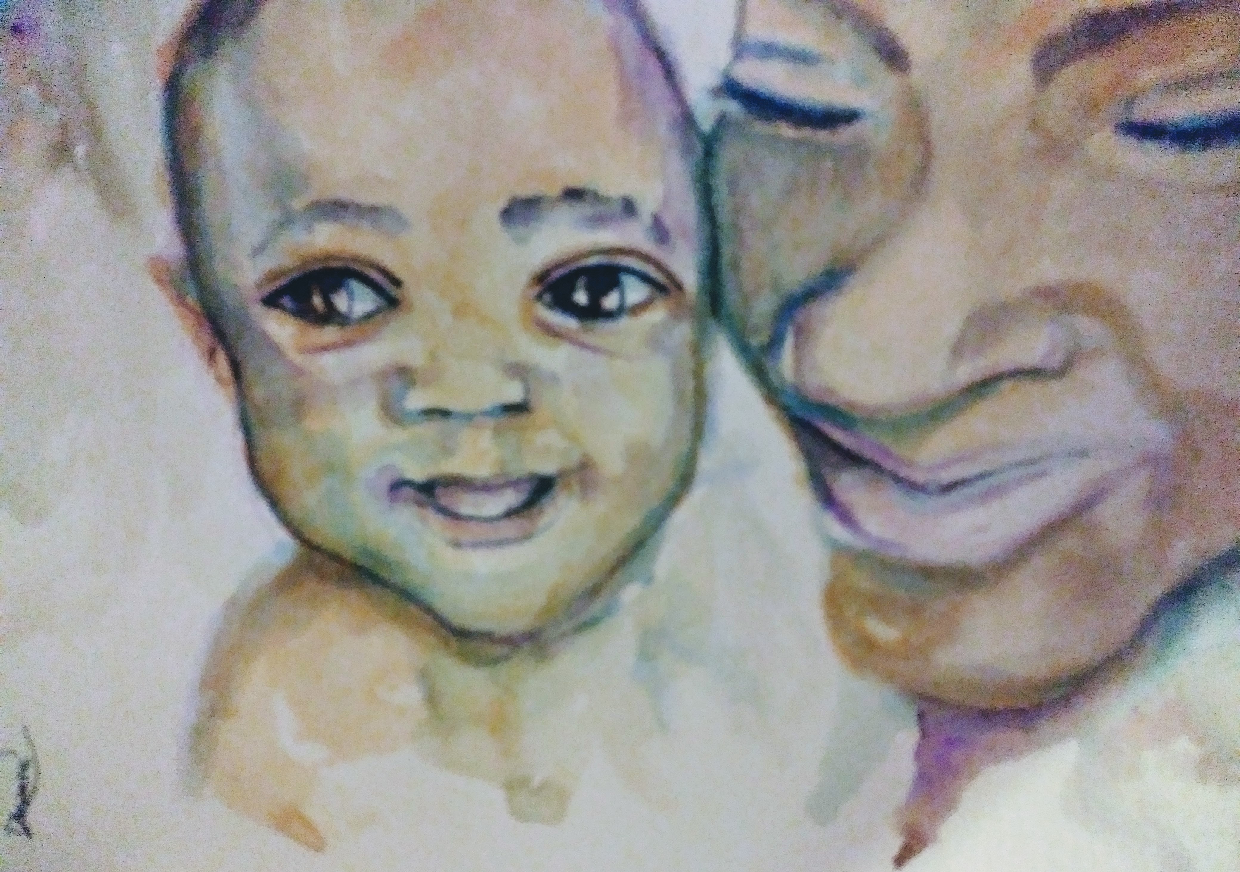 4160x2925 Artfido Buy Art Online Original African American Watercolor