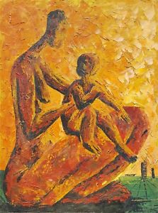 223x300 Vintage African American Black Chicago Artist Mid Century Modern