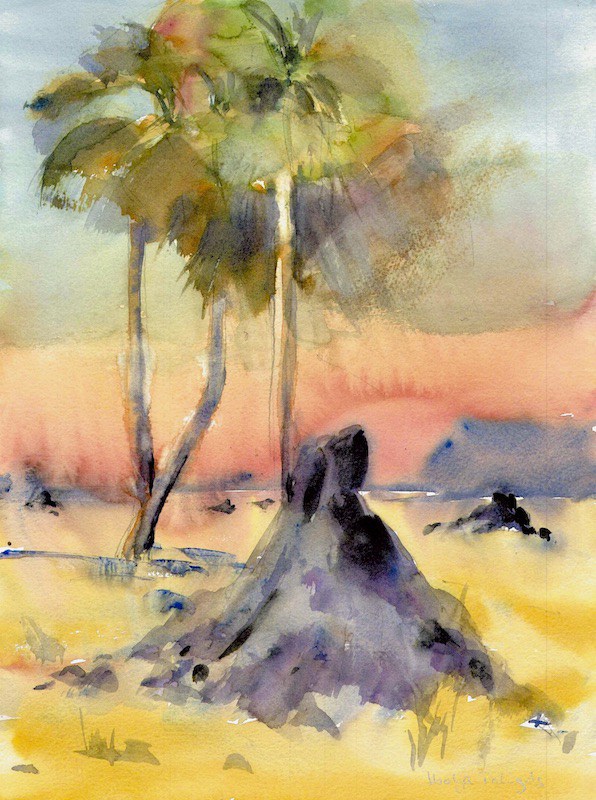 596x800 Watercolour Paintings Of The African Bush And Its Inhabitants