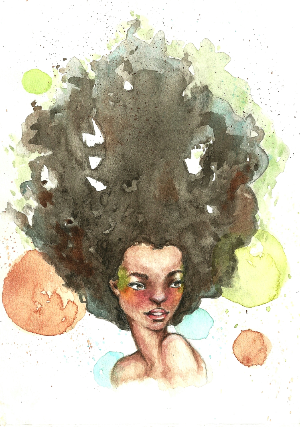 1000x1425 Bubbles Day 22 World Watercolour Month Sissh Art