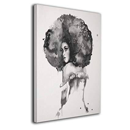 425x425 Okoart Canvas Wall Art Prints Watercolor African Woman