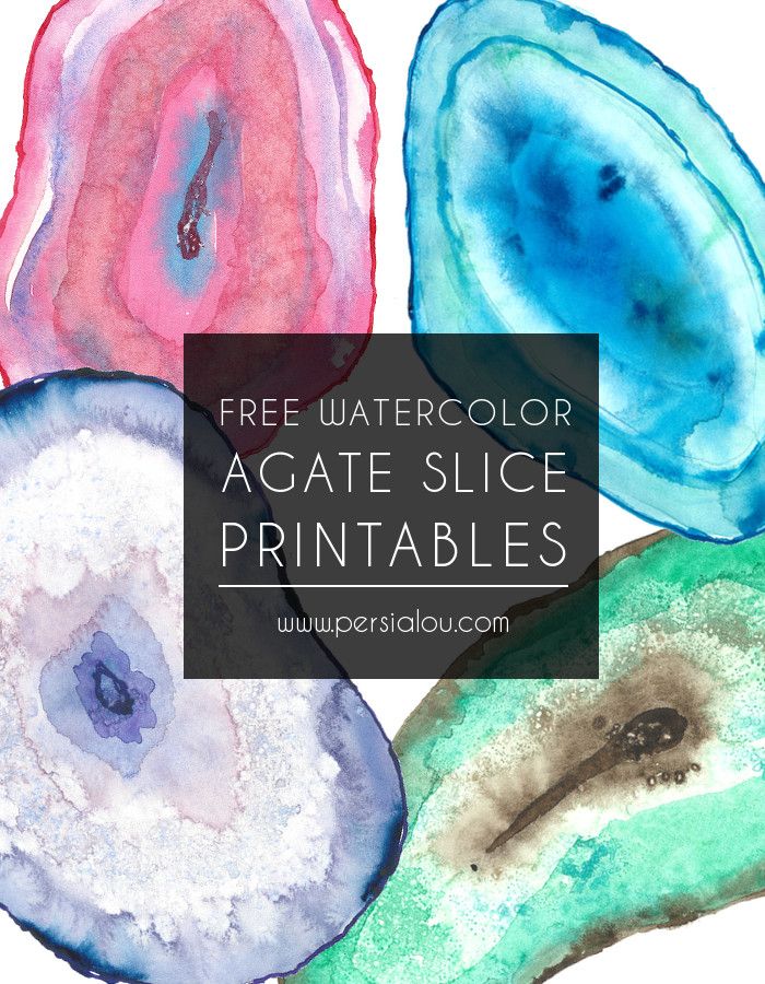 700x900 How To Paint Watercolor Agate Slices Best Of