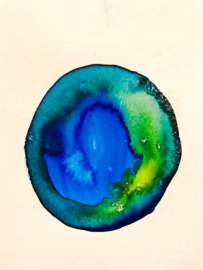 675x900 Iris Agate Watercolor Painting By Sadie Fienberg