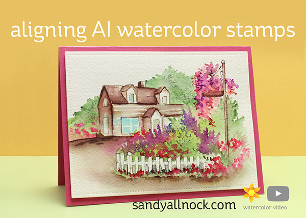 600x428 Aligning Art Impressions Watercolor Stamps Sandy Allnock