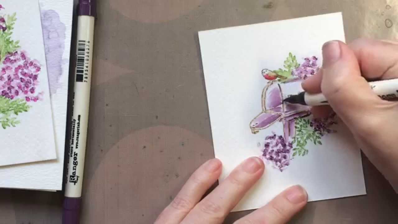 1280x720 Art Impressions Watercolor Mini Stamp Set Tutorial