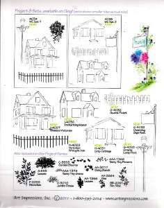 236x300 Art Impressions Rubber Stamp, Old People Rubber Stamp Items