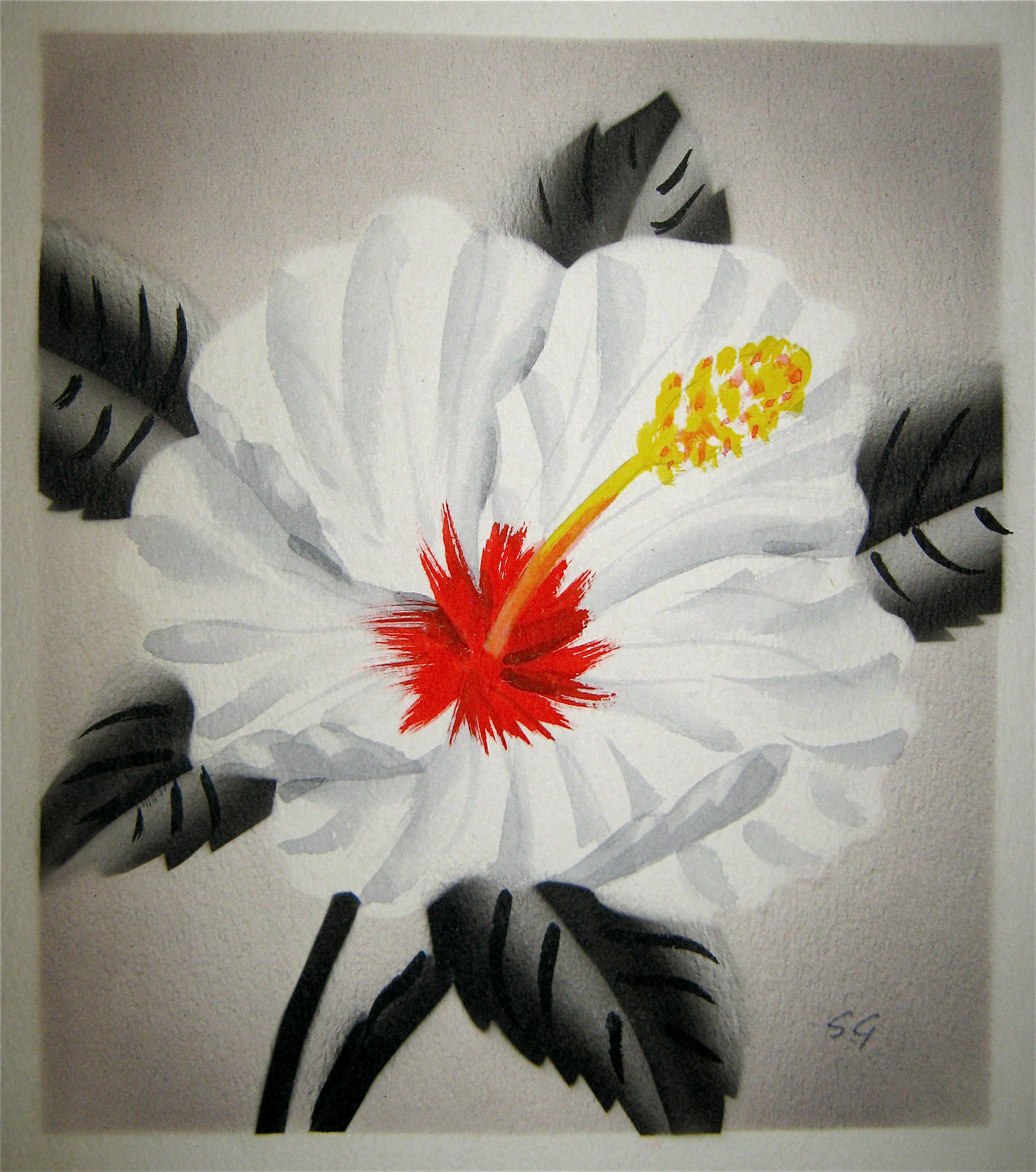 2272x2570 Shirrell Graves Original Airbrushwatercolors Hepcats Haven