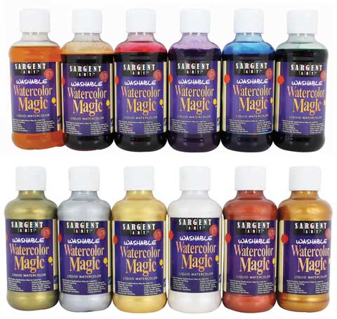 480x454 Watercolor Magic Washable Liquid Watercolors By Sargent Art