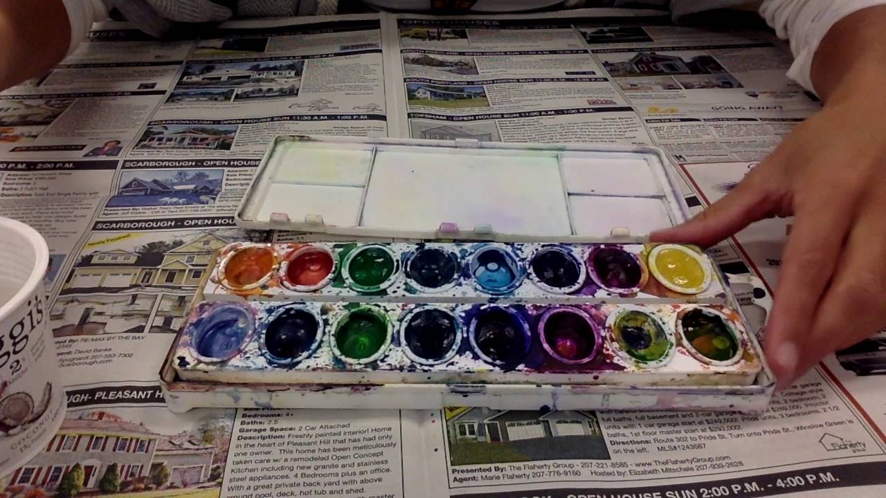 1280x720 Watercolor Airbrush