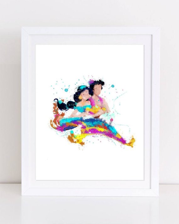 Aladdin Watercolor at GetDrawings | Free download