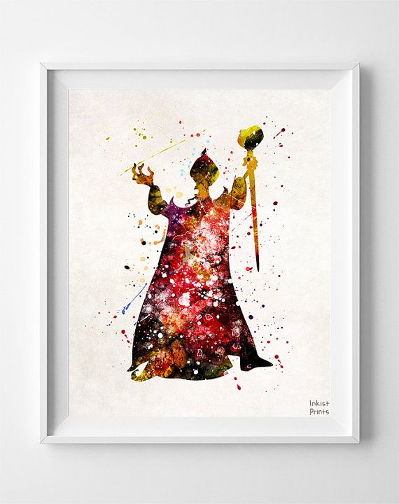 570x720 Jafar Print, Aladdin Print, Jafar Art, Aladdin Art, Aladdin