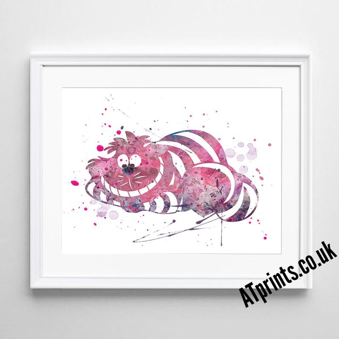 700x700 Alice In Wonderland Watercolour Art Print