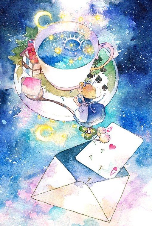 510x755 Pin By Gina Wong On Drawing Alice, Teas And Anime