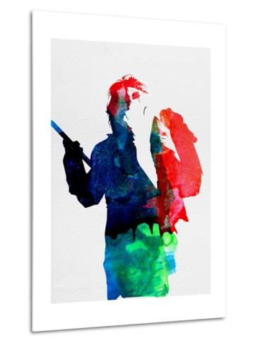 368x488 Alice Watercolor Metal Print By Lora Feldman