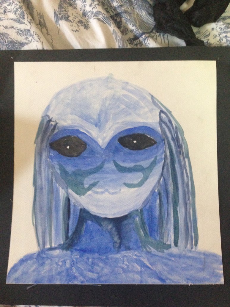 774x1032 Alien Watercolor By Wolfkitty125