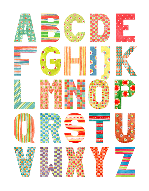 600x766 Alphabet