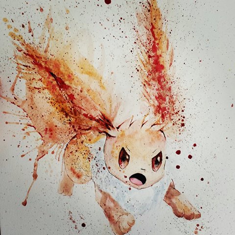480x480 Amazing Watercolor Eevee
