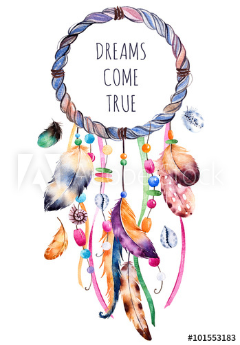 349x500 Hand Drawn Illustration Of Dreamcatcher.ethnic Illustration With