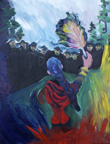 375x489 North American Indian Paintings For Sale Saatchi Art