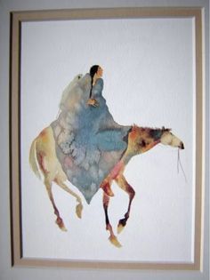 236x315 The Loss Native Art, American Art And Watercolor Horse