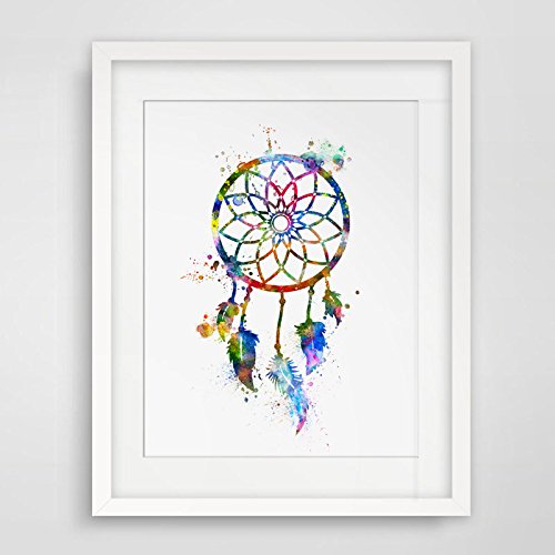 500x500 Watercolor Dream Catcher Wall Decor Nursery Kids Quote