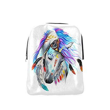 385x385 Horse American Indian Watercolor Painting Style Pu